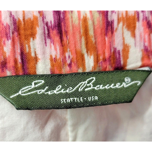 Eddie Baurer A-line Boho Skirt Womens S Tiered 100% Cotton Retro Hippie Gypsy - Picture 2 of 9